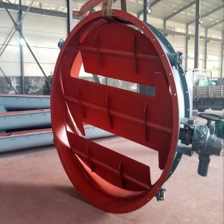 手动涡轮法兰通风蝶阀